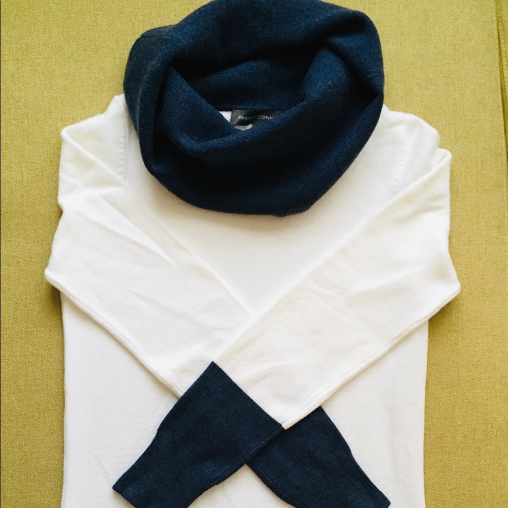 French Connection cowl neck sweater Small